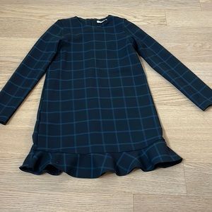 Zara plaid flared dress in XS